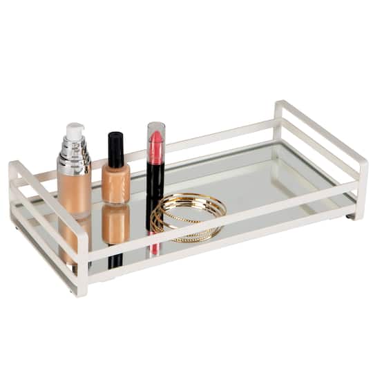 Home Details Slim Flat Wired Rails Vanity Tray
